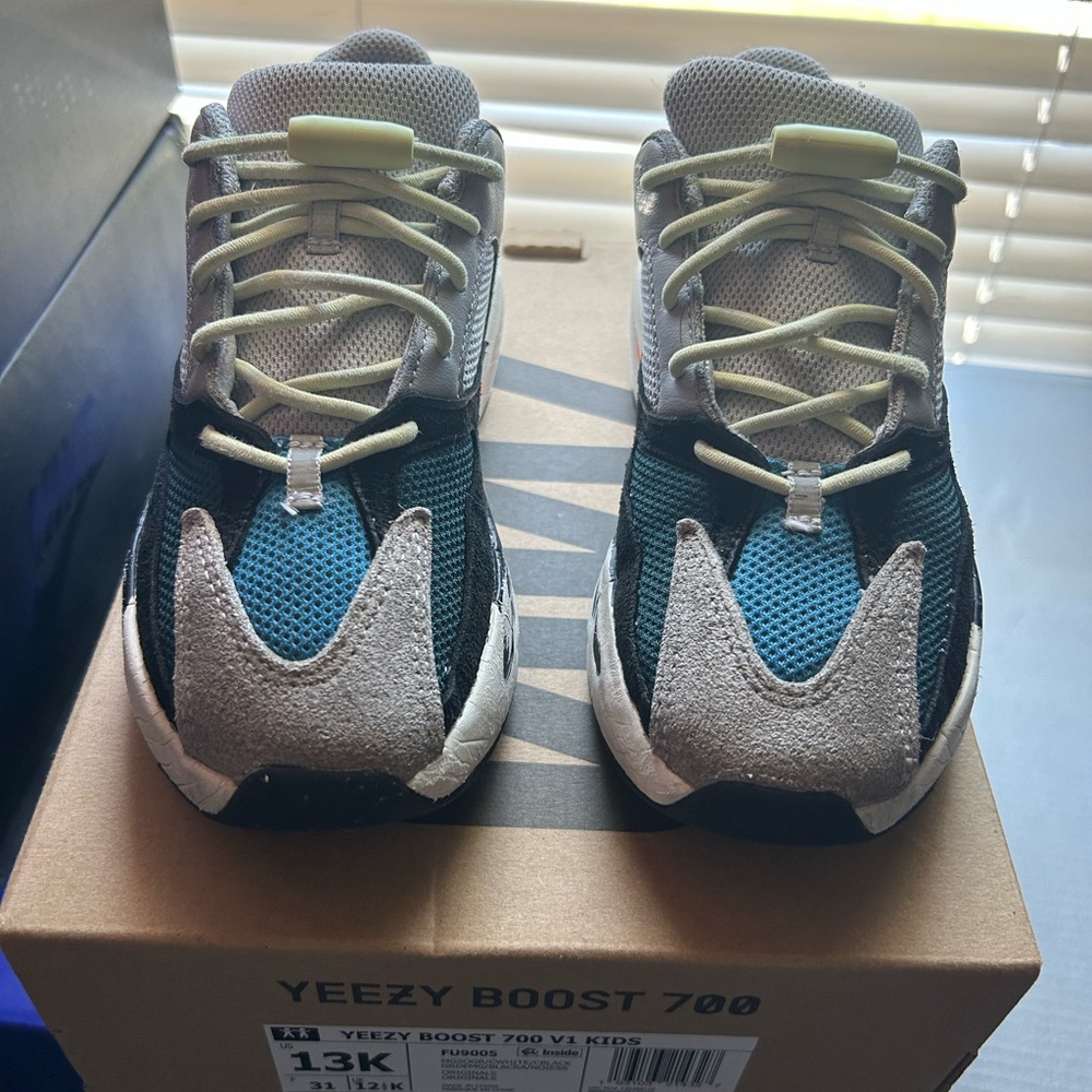 Yeezy Kids Sneakers - Gray, Blue, Black